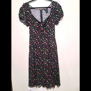 Hot Topic Long mushrooms and frogs dress